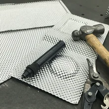 Embossed Aluminum Heat Shield Heat Shield Firewal Floor Pan Fuel Tank Silver Turbo Manifold 300mm X 500mm Aluminum