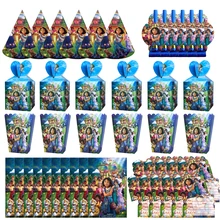 Encanto Mirabel Isabella Portable Candy Box Disposable Tableware Popcorn Box Snack Box Baby Shower Charm Girl Carnival Party