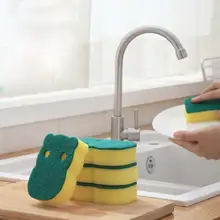 Eraser Rust Remover Brush Dish Pot Cleaning Brush Sponge Rub Kitchen Tools Emery Pot Clean Descaling Gadgets I8O9