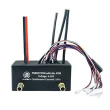 FSESC 75100 With Aluminum Case / Water Cooling Enclosure Based on VESC®  For Electric Skateboard / E-Foil Speed Controller