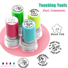 Fast Comments Stamps Teaching Tools Encourage Seal Primary Student Kindergarten Motivation Gift Teacher Kids Reward Self-ink