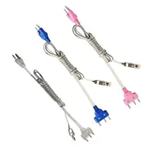 Fencing Epee Saber Foil body cords Fencing Head Wire Clamp Three Pin Plug