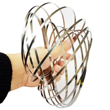 Fidget Spinner Creative Fluid Decompression Magic Bracelet Exercise Bracelet Stainless Iron Hand Ring Anti Stress Hand Wrist Toy