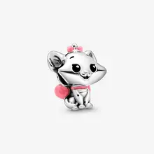 Fit Original Pan Charms Bracelets Disney The Aristocats Marie Charm  Beads Jewelry Making Berloque