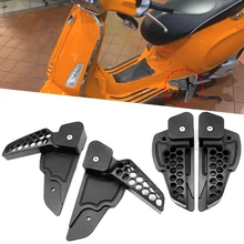Fit for Vespa Primavera Sprint 125 150 2017-2020 Rear Passenger Footpad Motorcycle Catapult Foot Steps Foldable Pedals Rests