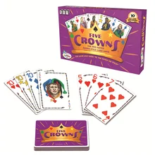 Five Crowns Card Board Game Cards Funny Friends Family Interactive Game English Cards five-suited rummy-style card game