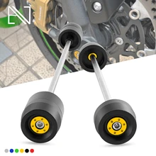 For Aprilia RSV4-RR RSV4-R RSV4-RF RSV4 RR R RF / TUONO V4 RR Motorcycle Front & Rear Wheel Fork Axle Sliders Crash Protectors