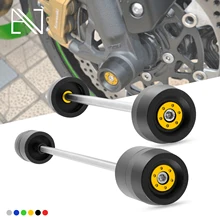 For Aprilia TUONO V4 RR 2009-2021 Motorcycle Front & Rear Wheel Fork Axle Sliders Crash Protectors
