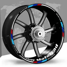 For BMW R1200GS R1250GS F650GS 310GS F750GS Motorcycle Wheel Sticker 19''17'' Rim Decal Stripe Accessories