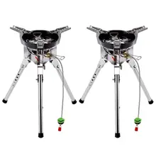 For BRS Camping Gas Stove High-power Windproof Gas Burner Integrated Lifting Fiery Stove Outdoor Picnic Gas Furnace For BRS 69