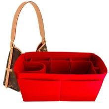 For Carryall PM MM Insert Bag  Purse Insert Organizer Bag Shaper Bag Liner Classical Bag-2 3MM Premium Felt(Handmade/20Colors)
