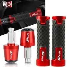 For HONDA SH125 SH125i SH 125 125i 2014-2021 2017 2018 2019 2020 22mm Motorcycle Hand Grips Handle Bar Handlebar Grip Ends Plug