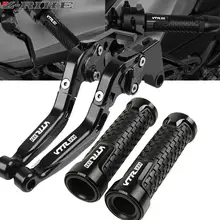 For Honda VTR1000 VTR 1000 1997 1998 1999 2000 2001 2002 2003 2004 Motorcycle CNC Brake Clutch Lever Handlebar Handle Grips