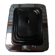 For Hurst Rubber Shifter Boot With Chrome Plate 5 5/8 Inch X 6 3/4 Inch Manual Automatic 350