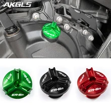 For KAWASAKI ER6N ER-6N 2009 2010 2011 2012 2013 2014 2015 2016 Motorcycle engine oil filler cap oil filter cover accessories