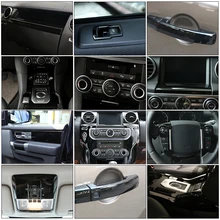 For Land Rover Discovery 4 LR4 2010-2016 Car styling Black Car Interior Exterior Suit panel Cover Trim Sticker Car Accessories