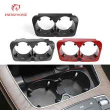 For Mercedes-Benz W205 W213 W253 W447  Car Center Console Water Cup Holder For Benz C E V GLC Class C200 C220  E260 GLC300 V260