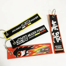 For Mugen Set Keychain Emblem Keyring Keyfob Lanyard Decoration For Honda Fir Civic 10th Hornet Car Motorcycle Auto Accessories