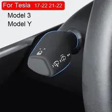 For Tesla Model 3 Model Y Car Silicone Shift Lever Cover Interior Car Silicone Shift Column Protector Car Interior Supplies