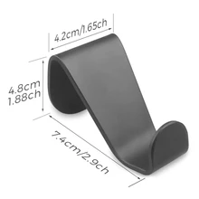 For Tesla Model S X Aluminum Alloy Coat Hook Elaborate Manufacture Prolonged Durable Headrest Clothes Hanger Backseat Holder