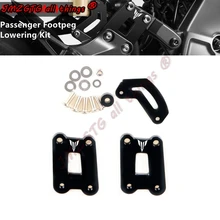 For YAMAHA MT09 2021 2022 FZ09 MT-09 MT 09 Motorcycle Accessories Rear Pedal Lowering Kit EVO Passenger Footrests Supports Fits