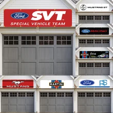 Ford Flag Racing Show Motoring Workshop Garage Banners Decoration Polyester Can Be Customized Outdoor Home 60x240cm 2x8FT