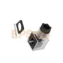 Free Shipping 100PCS/LOT White Clear DIN43650A Solenoid Coil Plug Connector LED Indicator Light