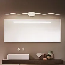 Free Shipping NEW Bathroom Wall Lamp For Bathroom LED  Lighted Mirror 110-240v Mirror Headlight Wavy Anti-fog Waterproof