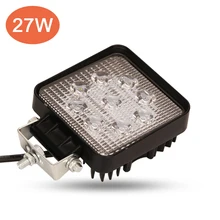 Free shipping Square 27W Led Work Light  4x4 Truck Tractor 27W Led Work Light