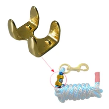 Free shipping solid brass rope clamp inner size 27MM/22MM for horse lead ropeBK8315
