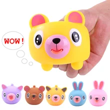 Funny Talking Animal Pinch Press Ball Tongue Out Stress Reliever Toys for Kids Adult Baby Toy 2022 Soft Rebound Toy Slow Rising