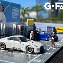 G-FANS 1:64 acrylic display box /  parking Scene Model   Diorama