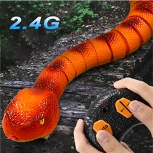Gags Novelty Toys Remote Control Snake Electric Toy Crawling Cobra  RC Boa Constrictor For Child Boy