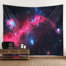 Galaxy Tapestry Starry Sky Tapestry Psychedelic Space Landscape Tapestry  Starry Art Print Tapestry for Home Decor