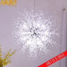 Ganeed Modern LED lamp vanity cristal imitation acrylic home decoration Chandeliers For Living Room bedroom lustres