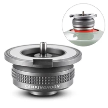 Gas Converter Split Type Furnace Connector Adapter Outdoor Stove Adapter Cartridge Tank Adaptor for Camping Cooking Picnic