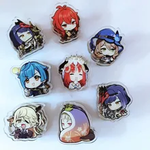 Genshin Impact Bookmarks Anime Kujo Sara Bookmark Kawaii Exquisite Pp Clip Book Page Acrylic Marker Stationery School Supplies