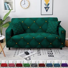 Geometric Elastic Sofa Cover Crystal Print Couch Cover Stretch Sectional Slipcover Sofa Covers Furniture Protector Home Decor