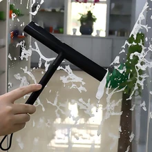Glass Cleaning Wiper Window Shower Squeegee Long Holdle Mirror Wiper Scraper Cleaner Bathroom Accessories Glass Cleaning Tools