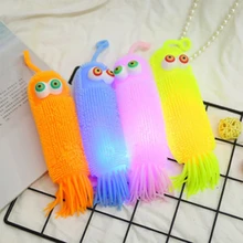 Glowing Octopus Shining Toy Large Caterpillar Animal Squeeze Toy Tidy Funny Adult Decompression Vent Ball Children's Toy