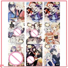 Goddess Story Takina Inoue Sakurajima Mai Bronzing Anime characters collection Game cards cartoon Christmas Birthday gift
