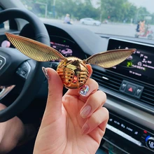 Golden Snitch Car Air Freshener  Air Outlet Fragrance Flavor Diffuser Perfume Magic Auto Interior Decor Accessories