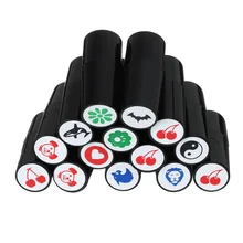 Golf Ball Stamper Stamp Marker Impression Seal Quick-dry Plastic Multicolors Golf Accessories Symbol For Golfer Gift