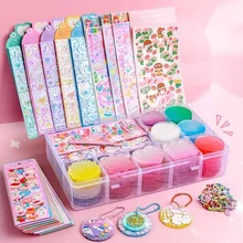 Goo Card Small Disc Sticker Set Diy Sticker Children's Toy Homemade Account Tool Daquan Key Chain Pendant Plate New 2022