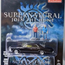 Greenlight 1:64 Supernatural 1967 Chevrolet Impala Sport Sedan Diecast Metal Alloy Model Car Toys for Kids Gift Collection