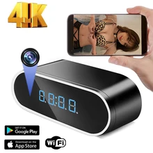 HD Mini Camera Clock Wifi Control Night Vision View Alarm Wireless Camcorder Security Protect Smart Digital Surveillance Cameras