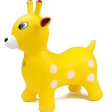 Haha Children's Inflatable Toys Haha Ball Music Thickening Jumping Deer Baby Sports Toys Trojan Horse Riding 2021
