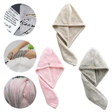 Hair Drying Towel Bathroom Absorbent Quick-Drying Bath Thicker Shower Hair Cap Microfiber Wisp Dry Head Hair Towel 25 X 65cm
