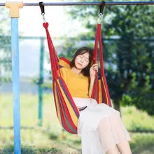 Hammock Canvas Hammock 200KG Load-bearing Outdoor Garden Porch Beach Camping Travel Dormitory Hanging Chair Outdoor Swing