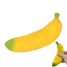 Hand Squeezing Toy Elastic Party Stretch Squeeze Toys With Banana Shapes Portable Stress Relief Plaything Gift For Family
